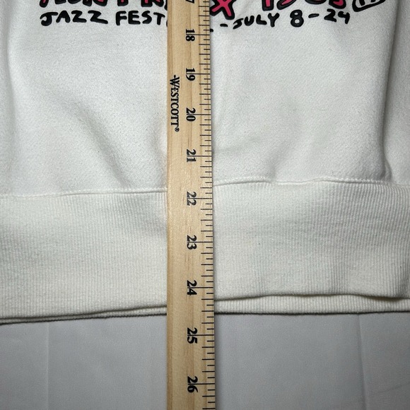 H&M x Keith Haring Men's Sz Medium White Sweatshirt Montreux 1983 Jazz Festival - Picture 12 of 15